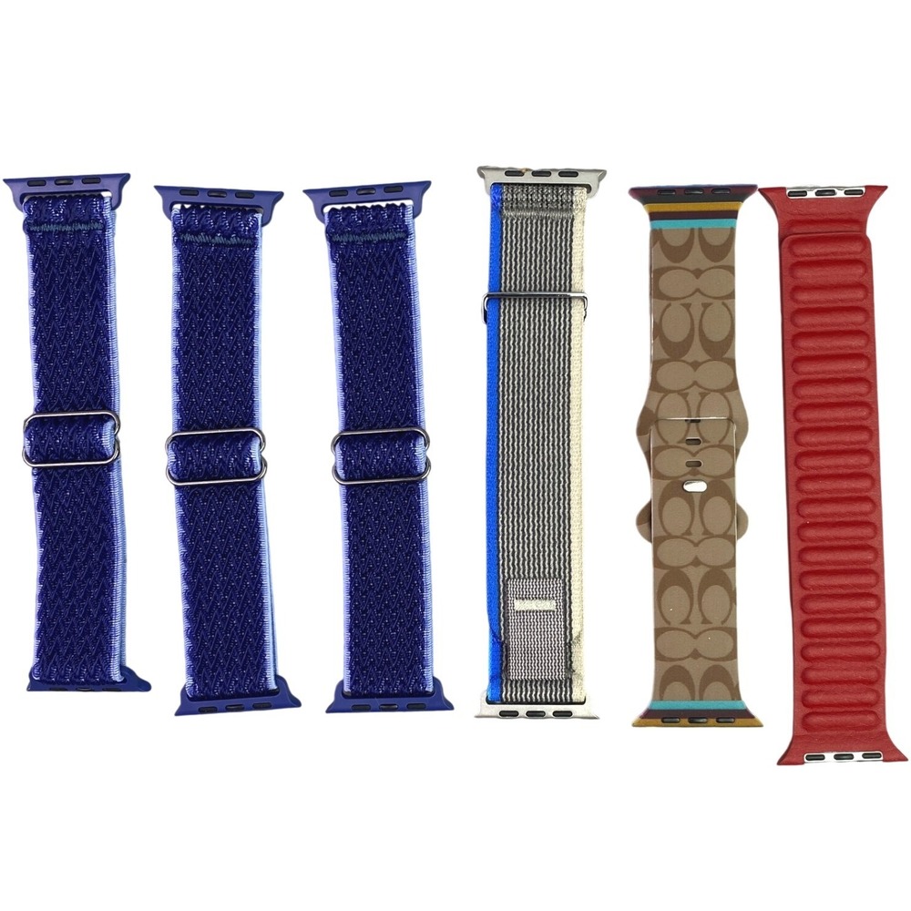 Lot of 6 Watch‎ Bands 42/44/45/49mm Braided Silicone Magnetic